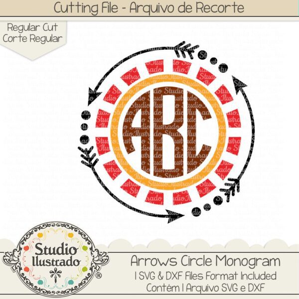 Arrows Circle Monogram