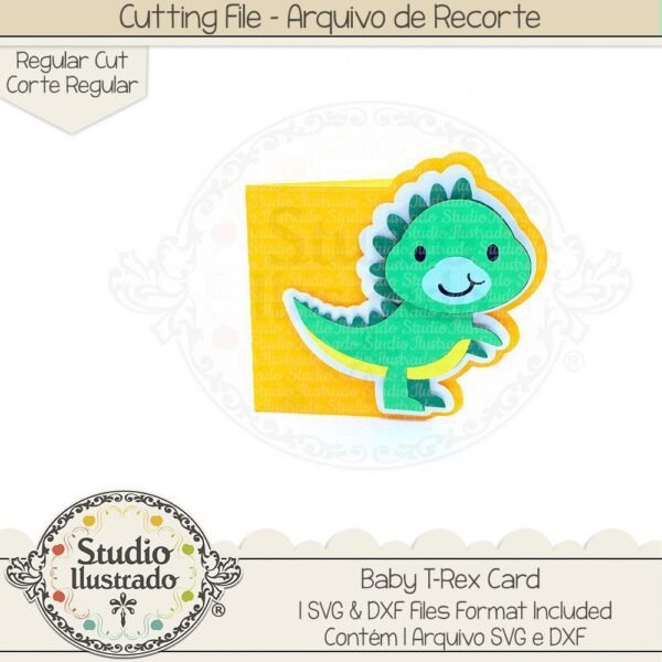 Baby T-Rex Card