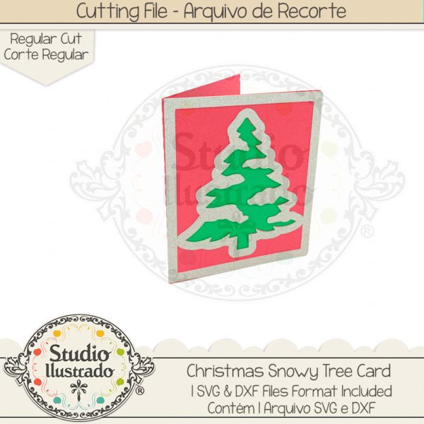 SI Christmas Snowy Tree Card 2019