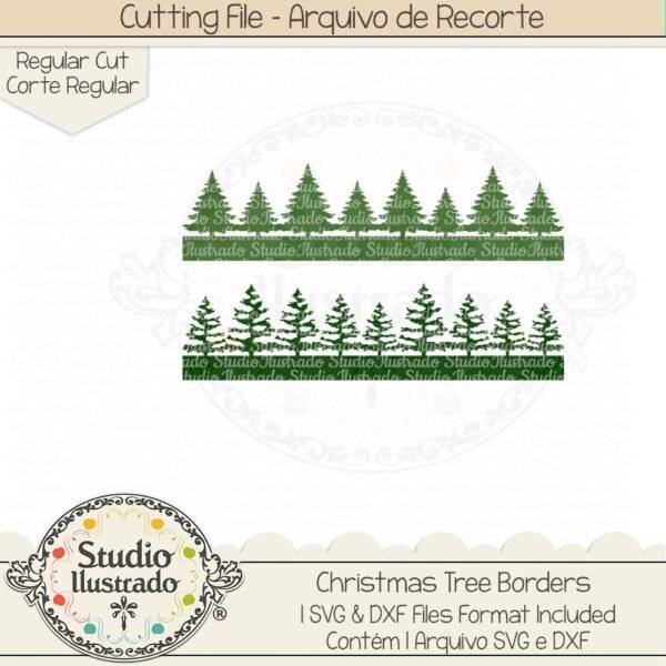 Christmas Tree Borders