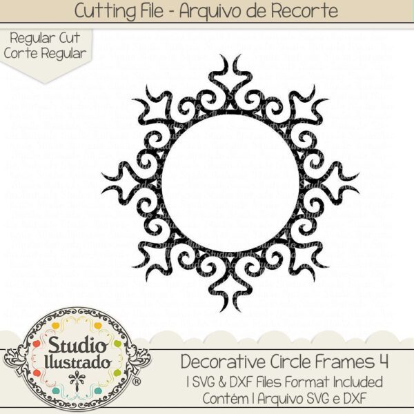 Decorative Circle Frames 4