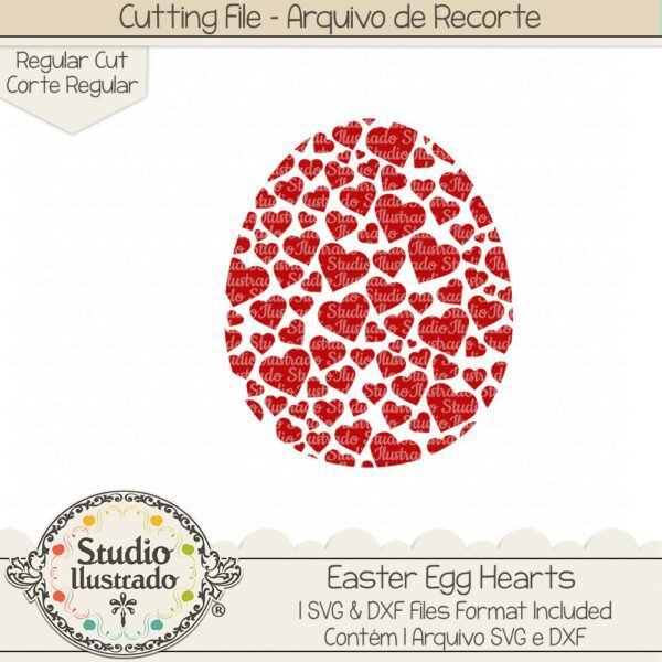 Easter Egg Hearts