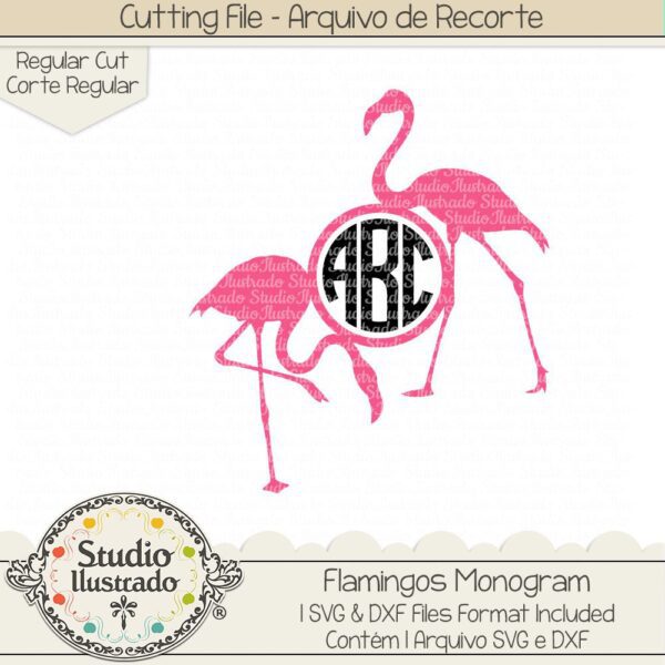 Flamingos Monogram