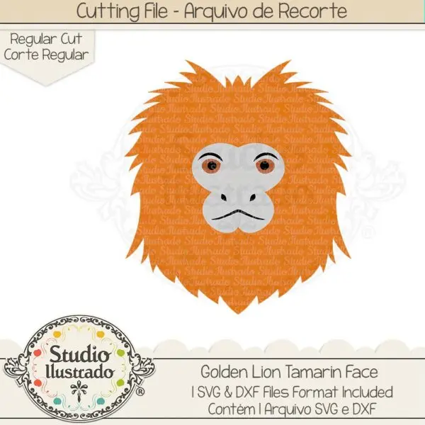 Golden Lion Tamarin Face