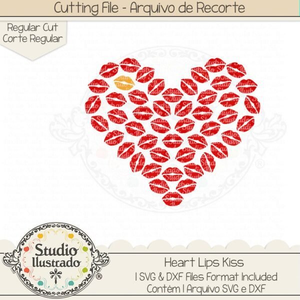 Heart Lips Kiss
