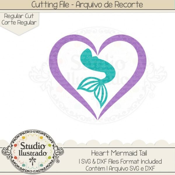 Heart Mermaid Tail