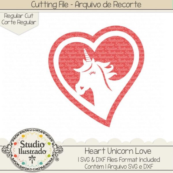 Heart Unicorn Love