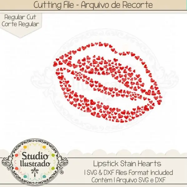 Lipstick Stain Hearts