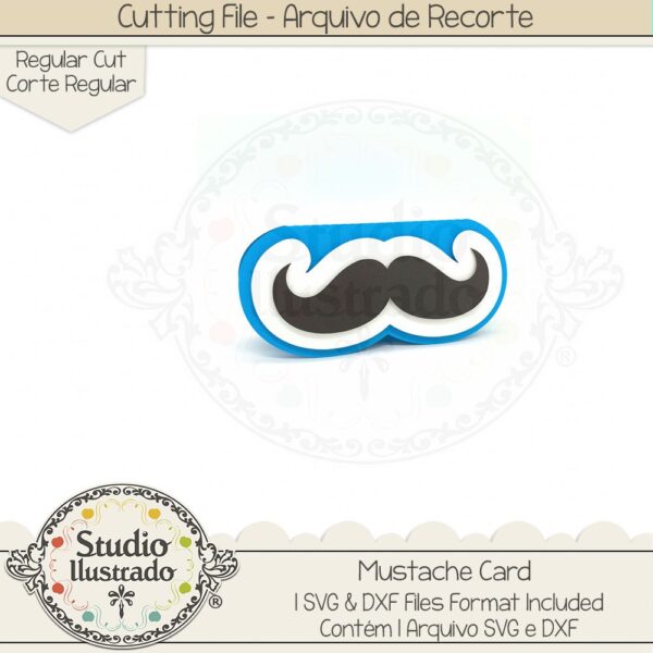 Mustache Card