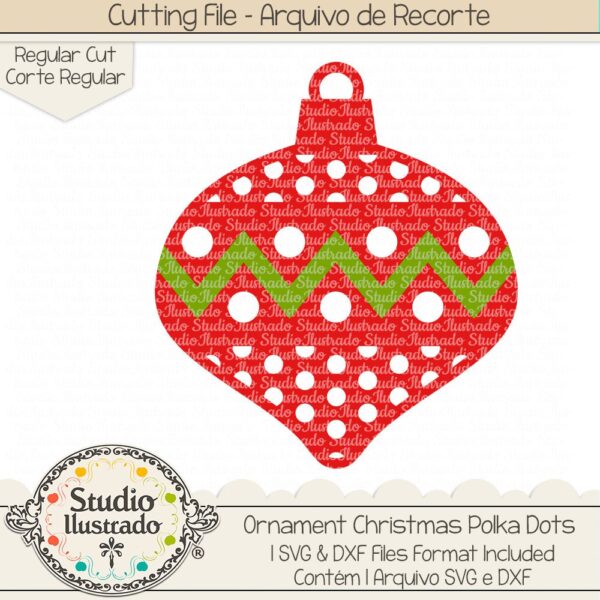 Ornament Christmas Polka Dots