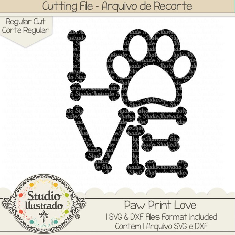 SI Paw Print Love 2017