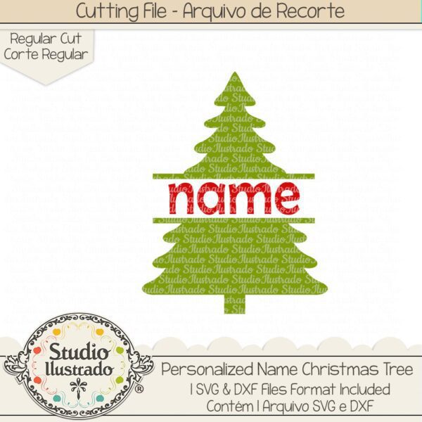 Personalized Name Christmas Tree