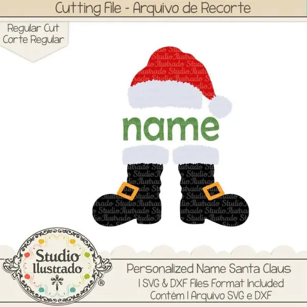 Personalized Name Santa Claus
