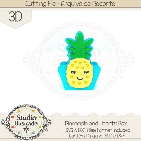 Pineapple and Hearts Box