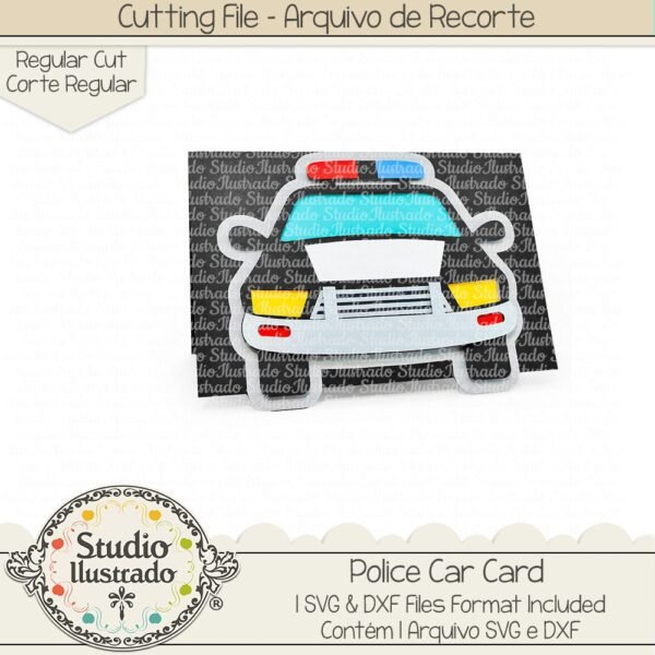 Police Car Card