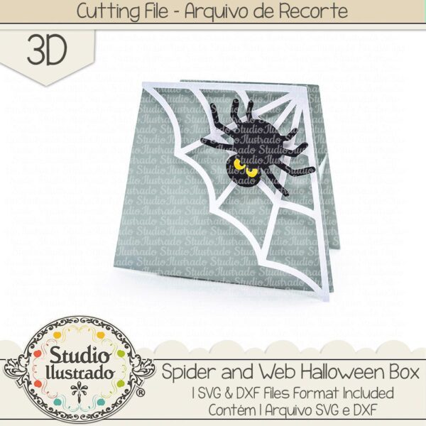 Spider and Web Halloween Box