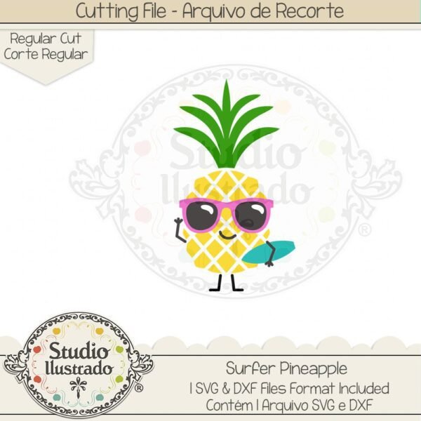 Surfer Pineapple