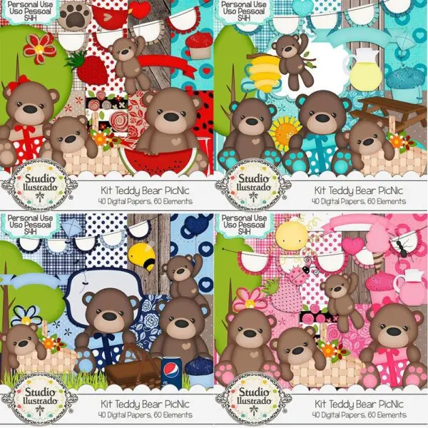Kit Teddy Bear PicNic