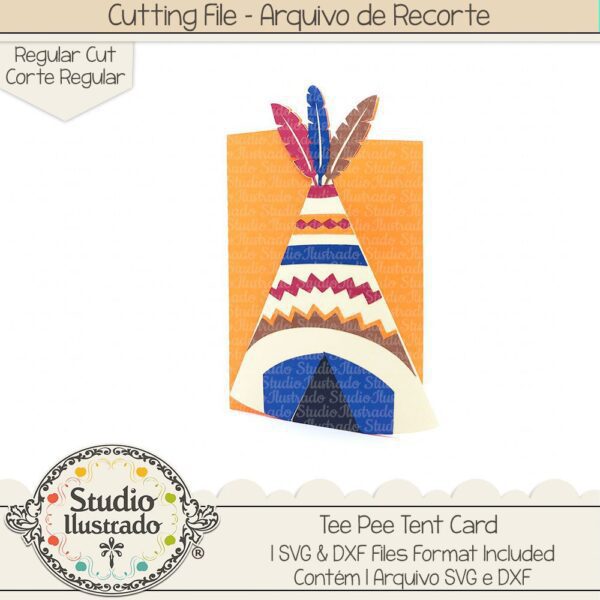 Tee Pee Tent Card