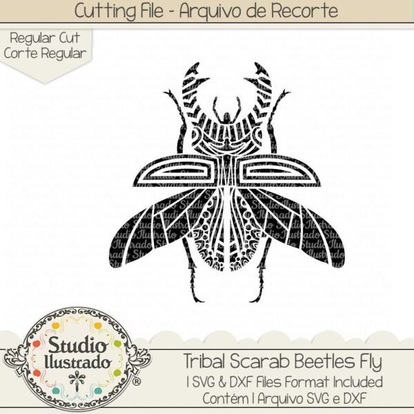 Tribal Scarab Beetles Fly