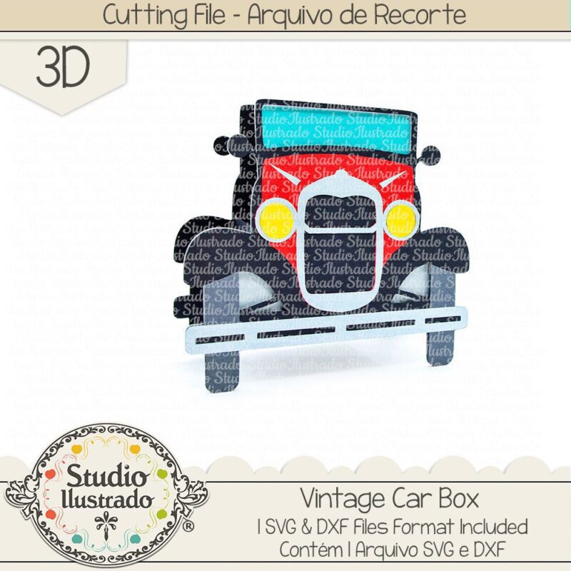 Vintage Car Box – Studio Ilustrado