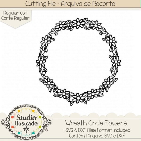 Wreath Circle Frame