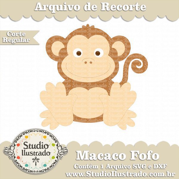 Macacos Fofos – Studio Ilustrado