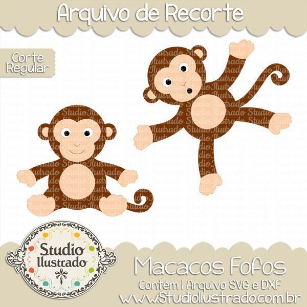 Macacos Fofos – Studio Ilustrado