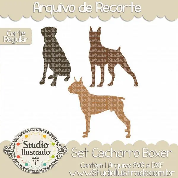 Set Cachorro Boxer