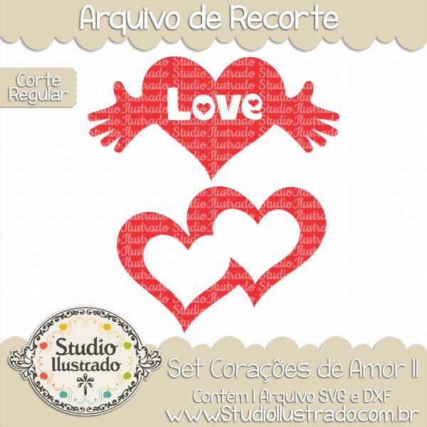 Set Corações de Amor II