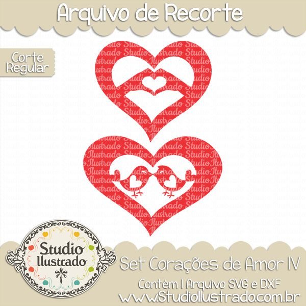 Set Corações de Amor IV