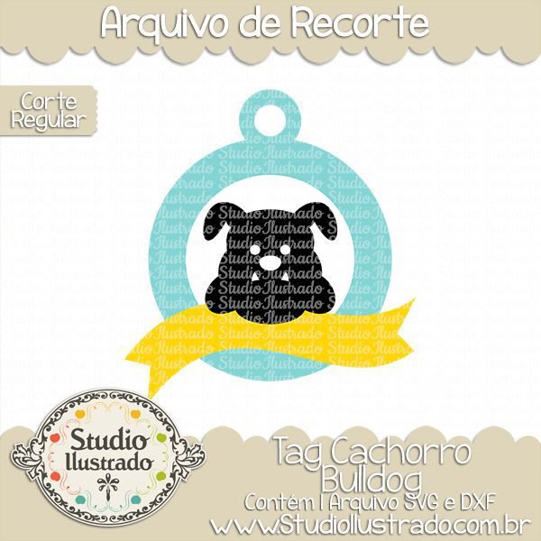Tag Cachorro Bulldog
