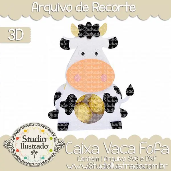 Caixa Vaca Fofa