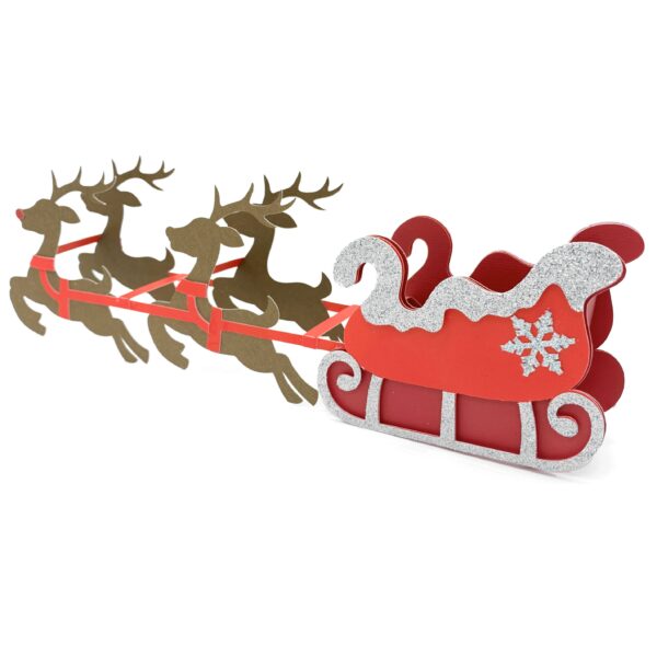 Christmas Sleigh and Reindeer Box - Image 3