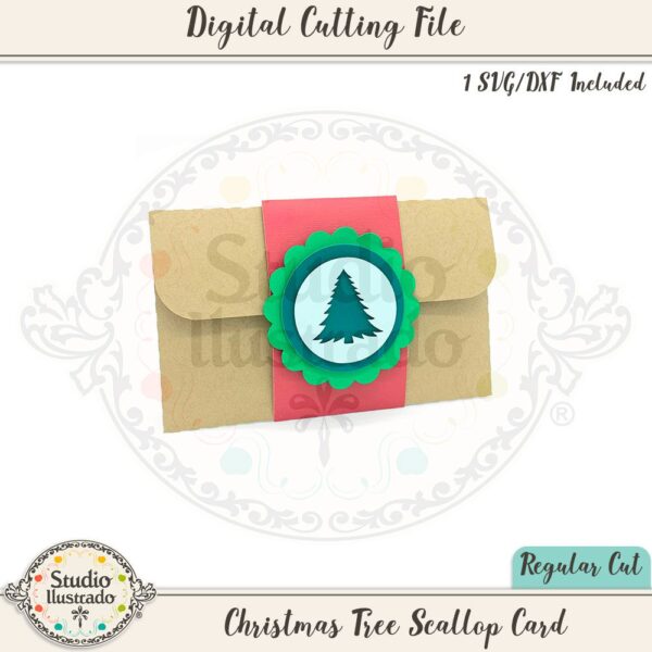 SI Christmas Tree Scallop Card 2019 scaled