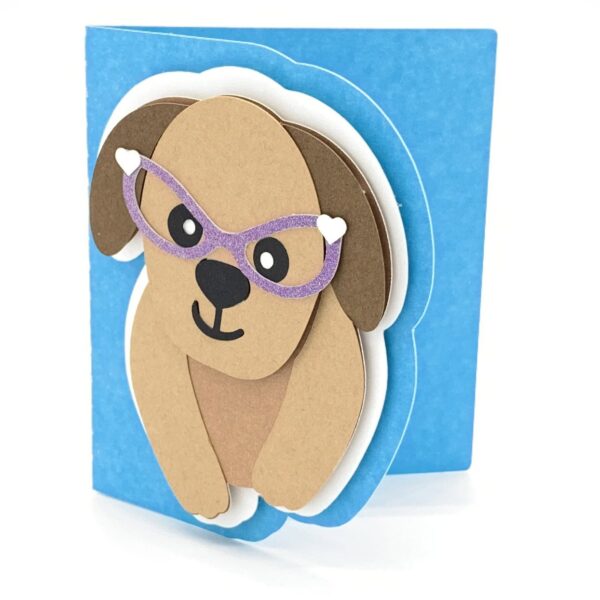 Dog with Glasses Card - Image 2