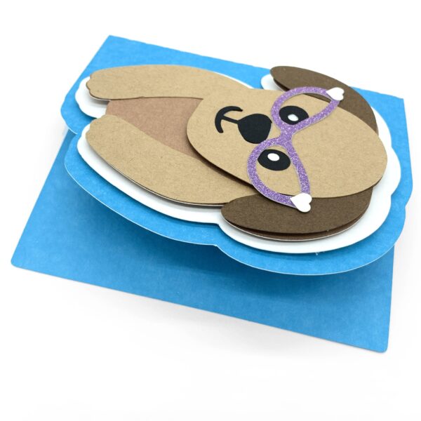 Dog with Glasses Card - Image 3