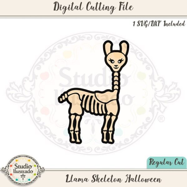 SI Llama Skeleton Halloween 2019 scaled