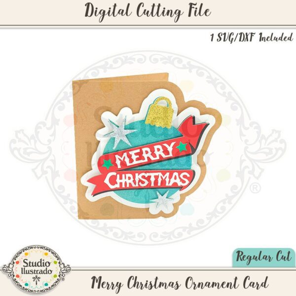 Merry Christmas Ornament Card