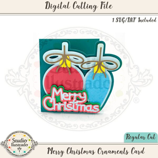 Merry Christmas Ornaments Card