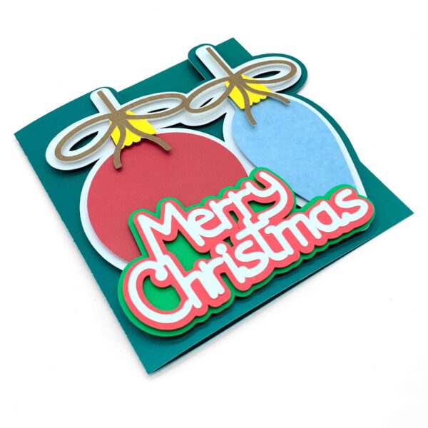 Merry Christmas Ornaments Card - Image 3