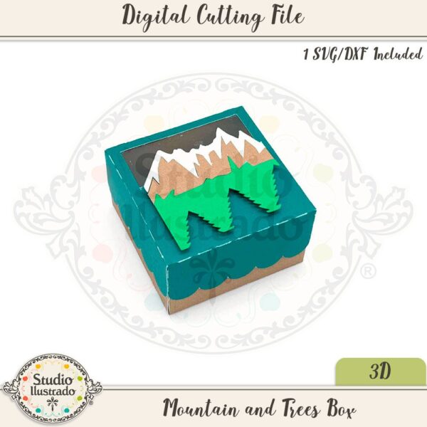 Mountain and Tree Box