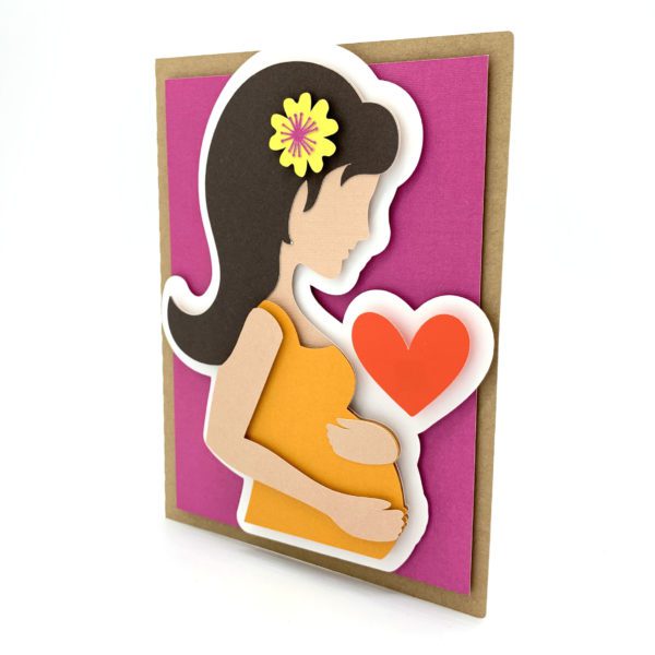 SI Beautiful Pregnant Woman Card 4