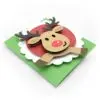 Christmas Reindeer Scallop Card - Imagem 3