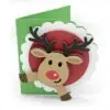 Christmas Reindeer Scallop Card - Imagem 4