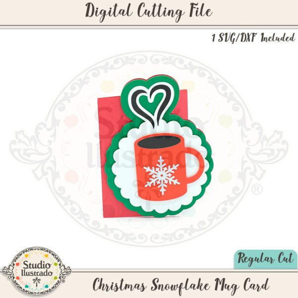 SI Christmas Snowflake Mug Card 2019