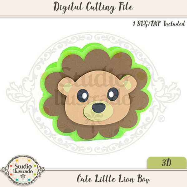 Cute Little Lion Box