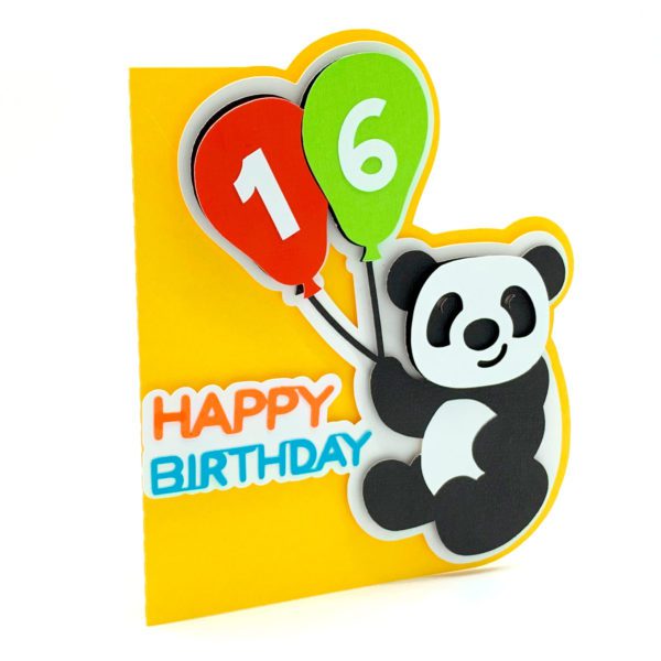 SI Happy Birthday Panda Bear Card 2