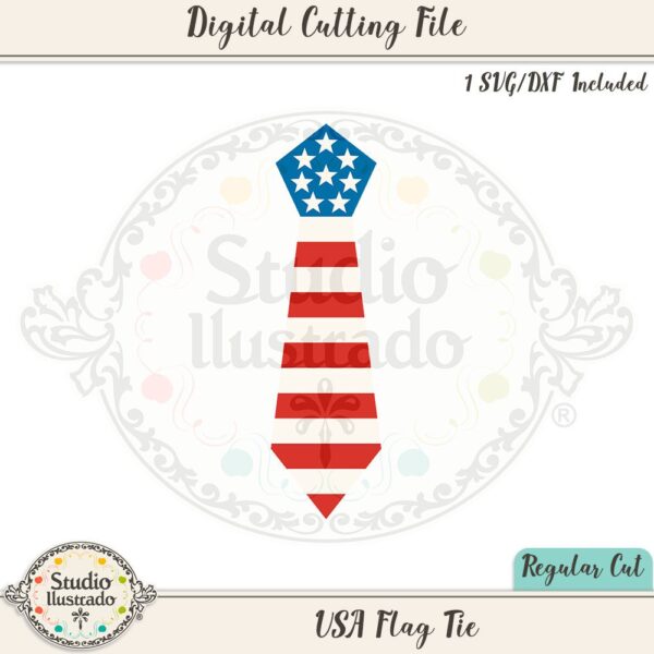 USA Flag Tie