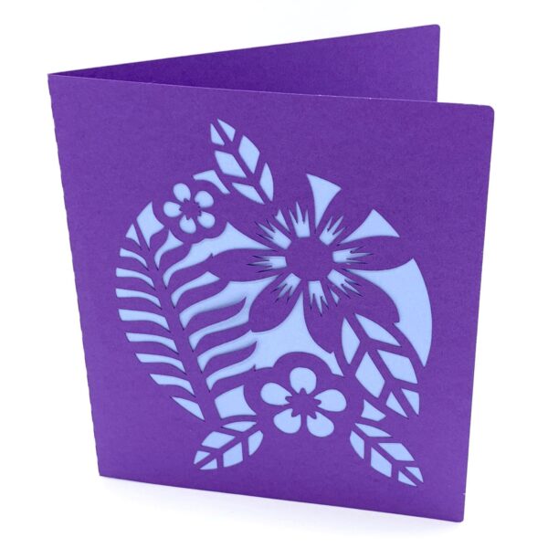 Flowers in Circle Card - Image 3